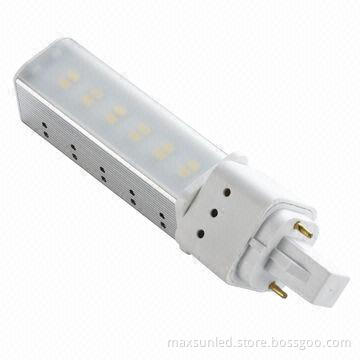 LED light bulb, G24, 6W, 350 degrees rotatable, replace 13W CFL, CE certified, RoHS